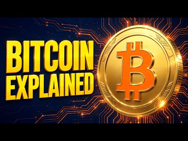 Bitcoin Explained in 10 Minutes — What It Is, How It Works & How People Use It