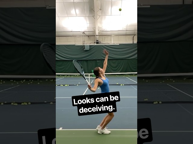 When your swing looks great, but your serve is WEAK