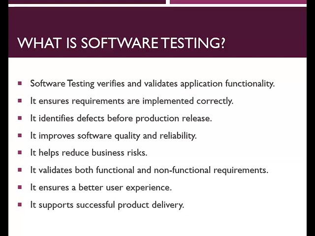 Top MNC Interview Question #1 | What is Software Testing? #shorts