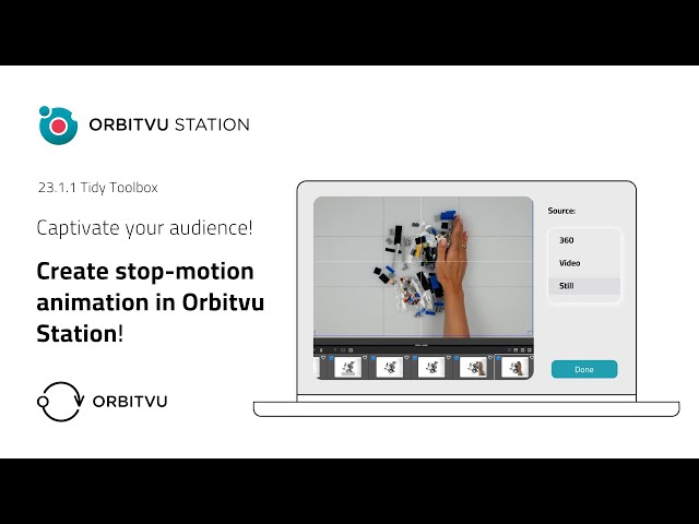 Create Stop-Motion 360° Presentations in Orbitvu Station 23.1.1 | Orbitvu