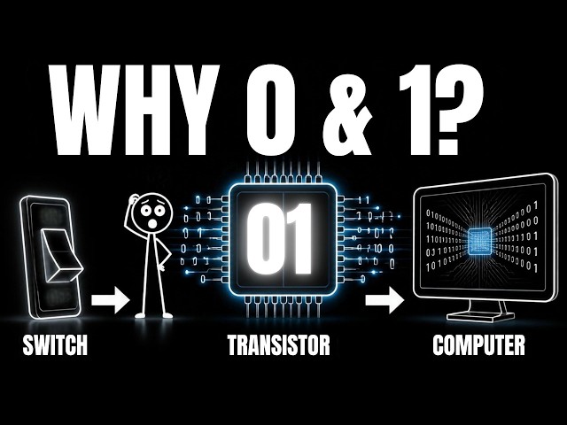Why Do Computers Use 0 and 1? 🤯 The Secret Behind Every Computer