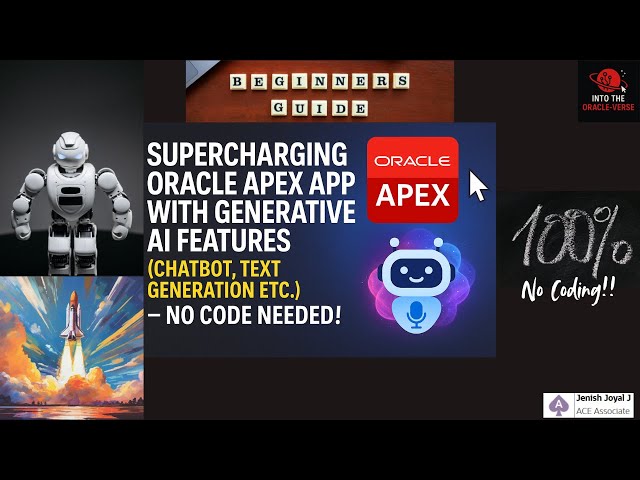 Oracle APEX + Generative AI (Cohere) | Build AI Assistant & Text Generator with No Code