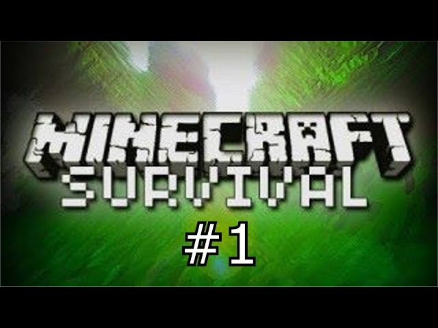 Minecraft #1 survival starts the adventure