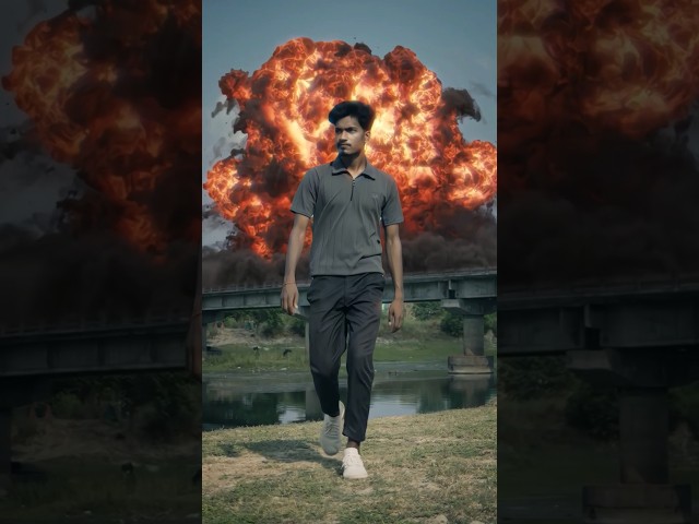 Create explosion 💥 using vfx in after effects #vfx #exlosionvfx #editing