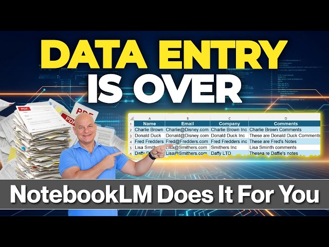 This NotebookLM Workflow Saves Hours of Data Entry