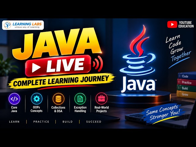 Java Live Tutorials for the Begginers