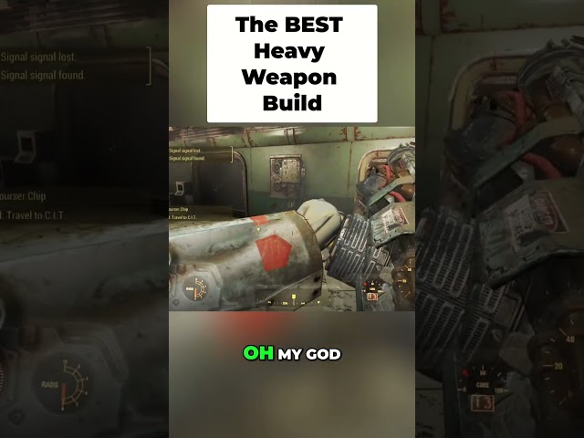 Fallout 4: The BEST Heavy Weapon Build   #fallout #gaming #fallout4