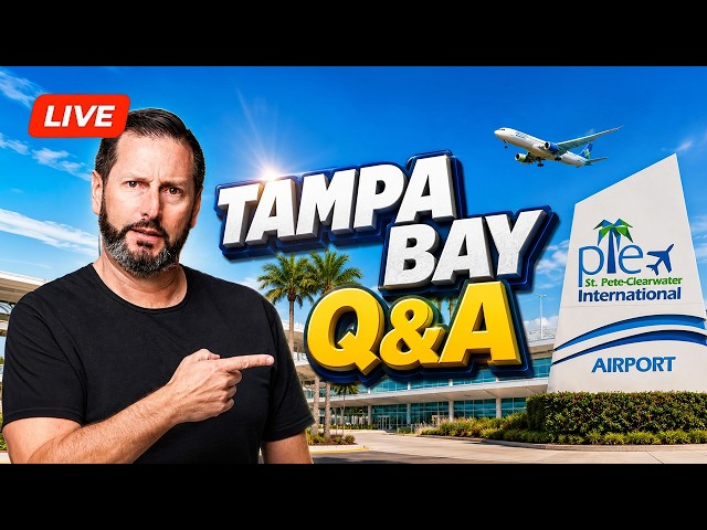 Living in Tampa Florida Live | St. Pete-Clearwater Airport News