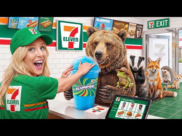 I Made 7-Eleven Snacks for Animals!