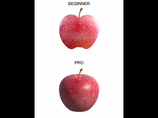 Adobe illustrator tips-Creating a realistic Apple #illustratortutorial