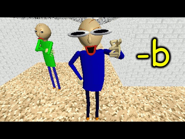 -b | Baldi's Basics MOD showcase