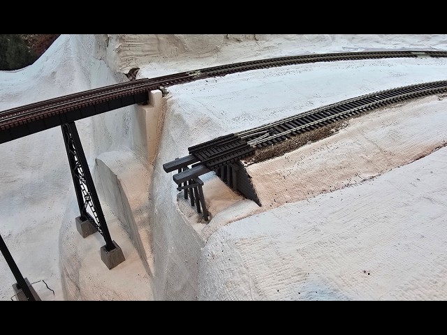 Layout Update. Building the Blair Line Wood Bridge Kit. Adding Abandoned Track at the South Canyon.