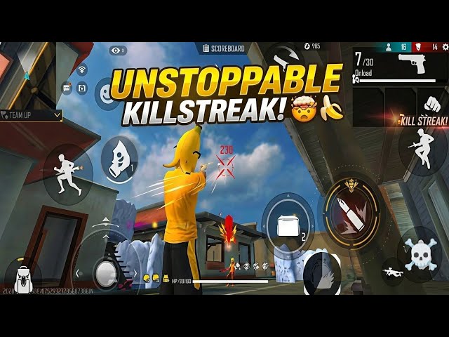 BANANA BUNDLE VS GLOO WALL! 🍌💥 Free Fire Headshot Gameplay