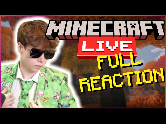 Camman18 Reacts to Minecraft Live