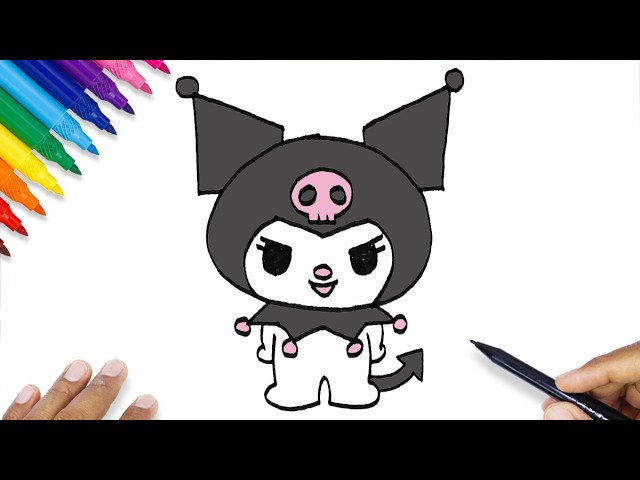 Kawaii Kuromi Drawing Tutorial | How To Draw Kuromi