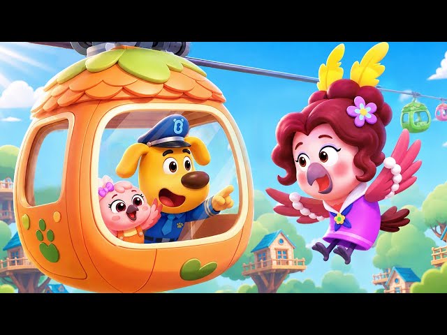 Beanie's Way Home | Helping is Caring | Safety Rules | Police Cartoon | Sheriff Labrador