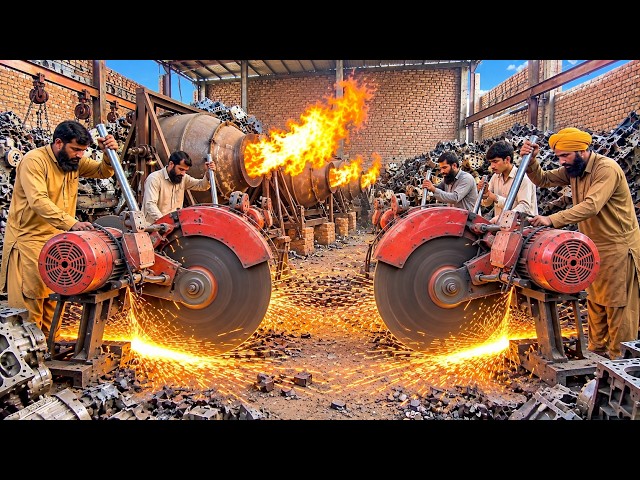 Most Dangerous Job in Pakistan Factory - Incredible Proses - @restorationhands9 ​