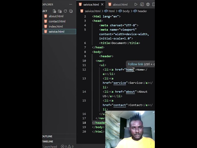 22 How to link to multiple pages on html #coding #html