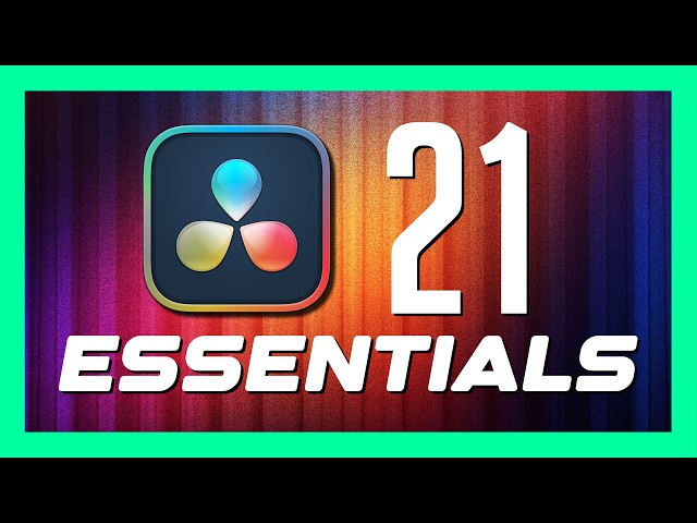Making Videos in Resolve 21 - Full Course for Beginners