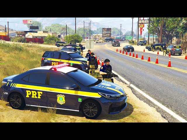 A BUMP TRIED TO RUNNING THE Blitz - MEGA BLITZ BY THE FEDERAL HIGHWAY POLICE