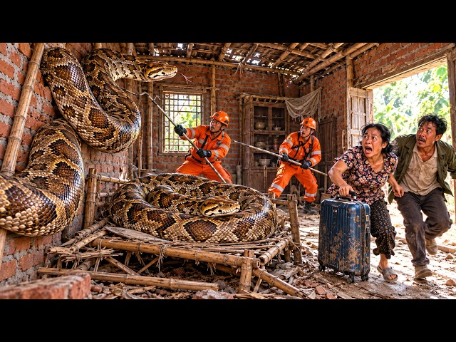Kicked Out With Nothing, They Found an Abandoned House — Then TWO MONSTER PYTHONS Appeared!