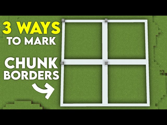How to Find CHUNK Borders in Minecraft Bedrock MCPE 26.4+!
