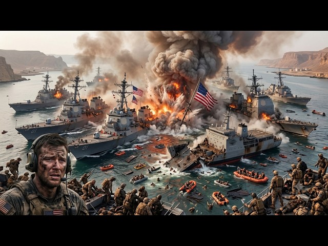 TODAY! Russian Missiles Wipe Out 300 U.S. Warships and 700 Mercenaries | Hormuz | ARMA 3