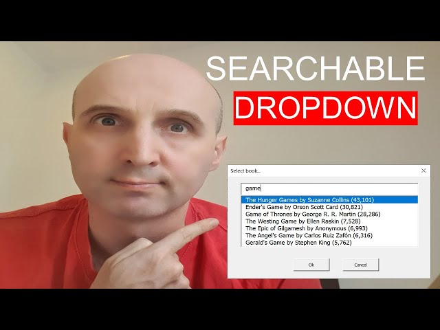 Searchable Dropdown for VBA UserForms(Add in 30 Seconds)