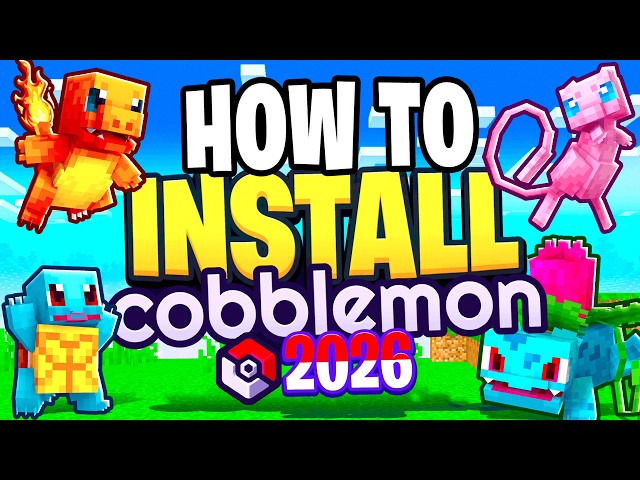 How To INSTALL Cobblemon In 2026! (NEW Minecraft Pokémon Mod)