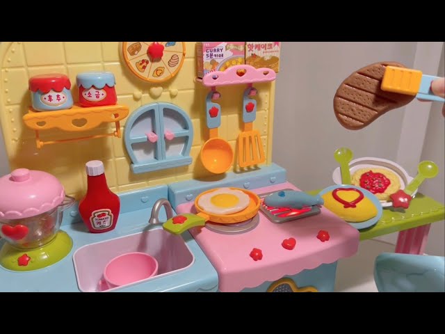 [💸toy asmr💸] Kitchen Playset🍳Cooking with toy Satisfying ASMR