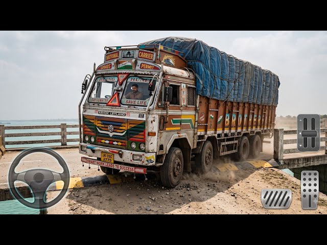 🔥 ఈ Off-Road Map లో Ashok Leyland Heavy Load Truck నడపడం అంత Easy కాదు! 😨 | BUSSID