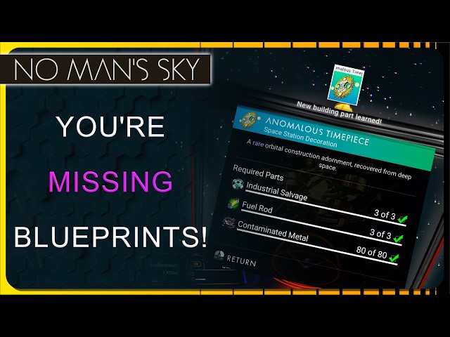 Don't Miss These Hidden Blueprints for Your Space Station in No Man's Sky's Cosmos Update!