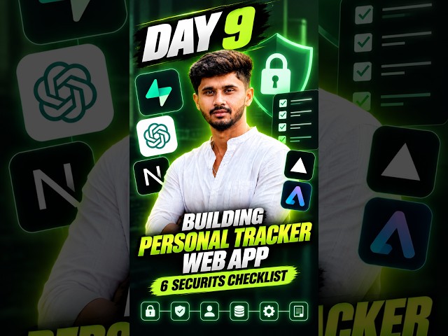 Day 9 of building personal Tracker app #claude #cursor #vibecoding #codex #jev #ai #coding