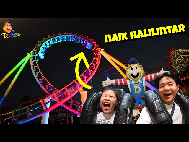 Riding the Halilintar Twice, Playing with Water Balloons, and Meeting the Dufan Mascot