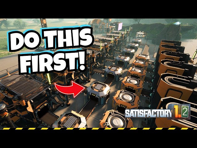 Do These 5 Things for the PERFECT Start in Satisfactory