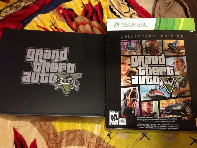 GTA 5 Collector's Edition Unboxing ! North American Version (GTA V Special Edition Unboxing)
