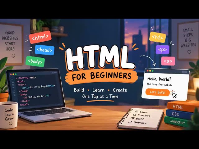 Full HTML course for beginners | 2026