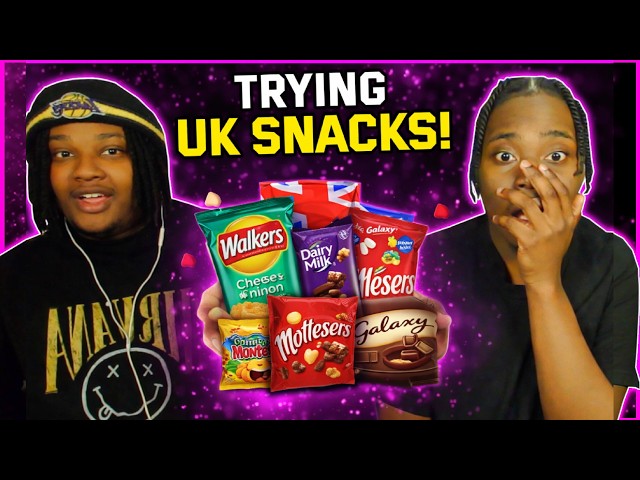 THESE ARE .......!!!! BLOODLINE Reacts TRIES UK SNACKS pt 1!!!