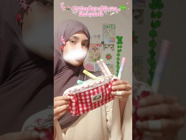 unboxing w/m🌱🐰🐞|#shorts #trending #unboxing #subscribe #pouch #aesthetic #pretty #viral #kawaii