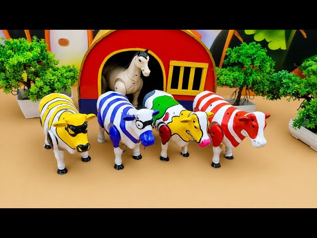 AMAZING ‼️🐄COW TOY PLAYING WITH TOYS WADIDAU SAPI VIDEO SAPIMOO #9 @CowsStory-g4p 