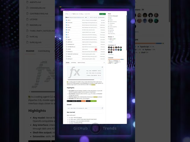 fx: Vercel Labs' Free Open-Source Claude Code Alternative, in Zig