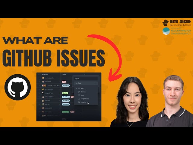 GitHub Issues | Open Science Tutorials