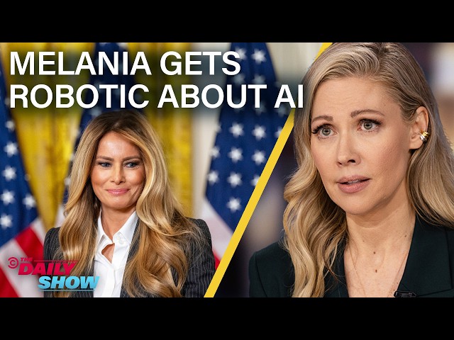 Trump Sells UFC Coins as Iran Strikes & Melania Pushes AI in a Speech Worthy of AI | The Daily Show