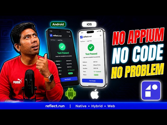 No Appium. No Code. No Problem — Mobile Testing with AI-Powered Reflect.run