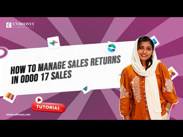 #6 How to Manage Sales Returns in Odoo 17 Sales App | What is Sales Return Called? | Odoo 17 Sales