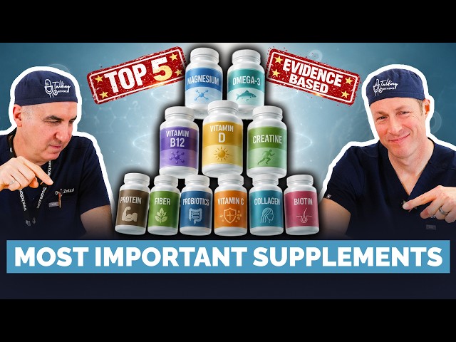 Top 5 Best Evidence-Based Supplements:  Plus What The Docs Take 