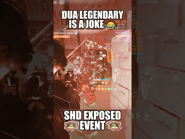 I BROKE DUA LEGENDARY SOLO WITH PESTILENCE 💀 | SHD EXPOSED - The Division 2 #shorts