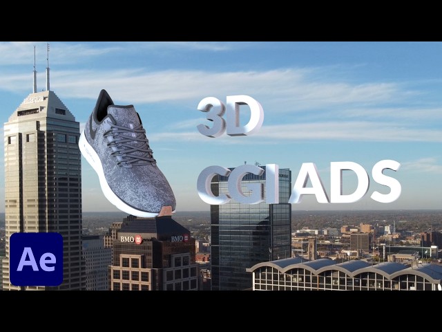 3D CGI Ads in Adobe After Effects | NO Plugins | Advanced 3D Product Animation Tutorial