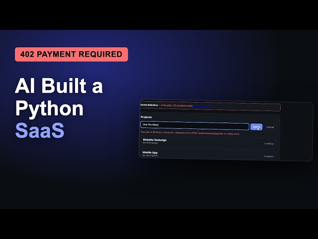 I Asked AI to Build a Python SaaS (Real Multi-Tenant App, Real Tests)