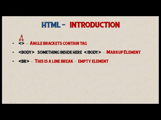 HTML Tutorial for Beginners   00   Introduction to HTML